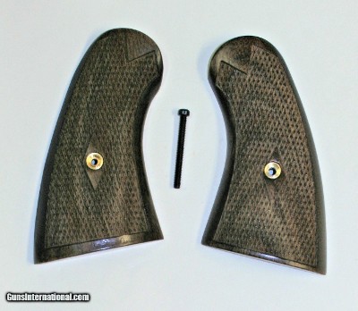 Colt Officers Model Match Walnut Special Checkered Grips