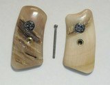 Ruger SP101 Alaskan Dall Sheep Horn Grips With Medallions