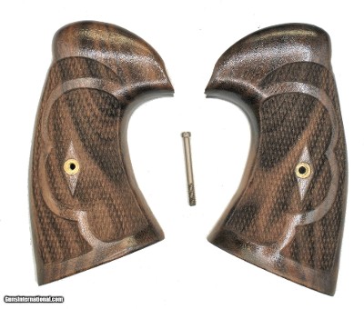 Colt Python or 2021 Anaconda Walnut Roper Style Grips