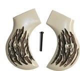 Ruger Lightning Nickel Backstrap With Jigged Bone Or Choice Grips - 4 of 5