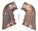 Ruger Vaquero XR3-Red Rosewood Range Special Grips With Finger Grooves