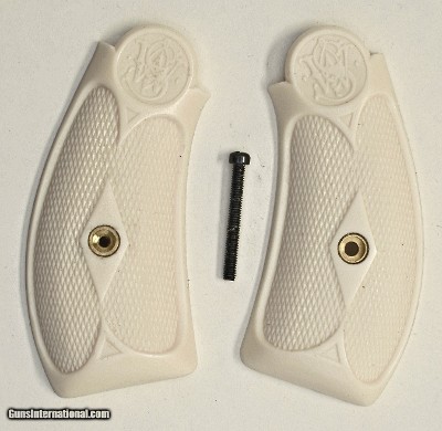 Smith & Wesson .44 DA Ivory-Like Grips