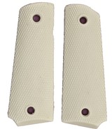 Argentine 1911 Ivory-Like Grips, .45 Auto, Checkered - 1 of 1