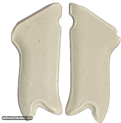 Luger P.08 Ivory-Like Grips, Checkered
