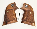 Ruger Wrangler & Super Wrangler Goncalo Alves Range Special Grips With Finger Grooves - 1 of 1