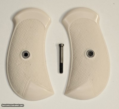 Webley MK I Ivory-Like Grips, .455 Service Revolver, With Screw
