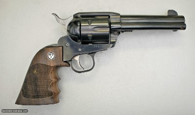 Ruger New Vaquero & Ruger 50th Anniv Blackhawk Walnut Grips, Finger Grooves - Image 2 of 3