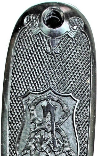 Remington RA Shotgun Butt Plate With Spur, Large, 10 Gauge