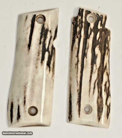 Colt Government Model .380 or Colt Mustang Plus II Real Sambar Stag Grips