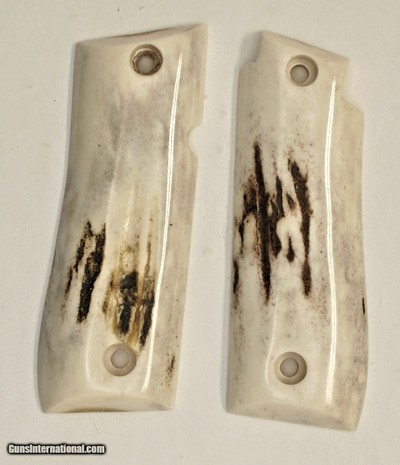 Colt Government Model .380 or Colt Mustang Plus II Real Sambar Stag Grips