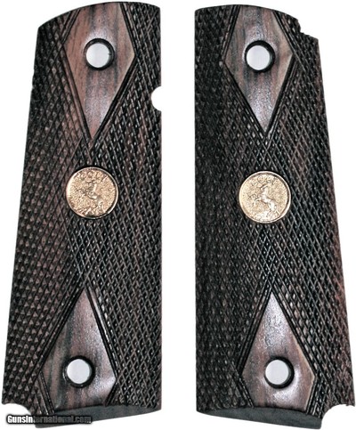 Colt 1911 Rosewood Checkered Grips With Medallions
Special Sale
