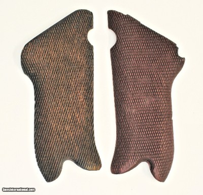 Luger P.08 Royalwood Grips, Swiss Standard Model, 1900 1905, Checkered