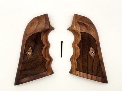 Pietta 1873 SA Walnut Range Special XL Target Grips With Finger Grooves