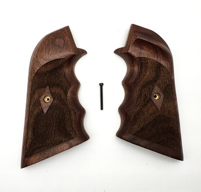 Ruger New Vaquero & Ruger 50th Anniversary Blackhawk Walnut Range Special XL Target Grips With Finger Grooves