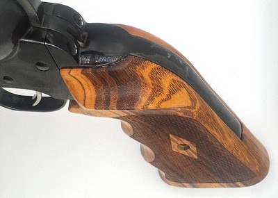 Ruger New Vaquero & Ruger 50th Anniversary 2006 Blackhawk .357 Goncalo Alves Range Special XL Target Grips With Finger Grooves - Image 4 of 5