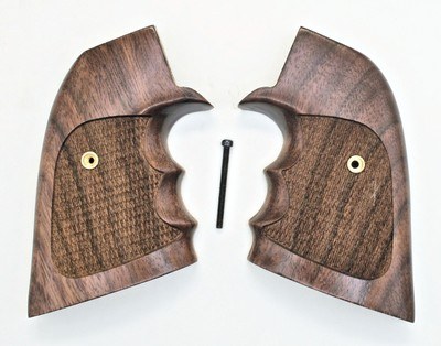EMF 1873 SA Claro Walnut Range Special Grips With Finger Grooves - Image 1 of 5