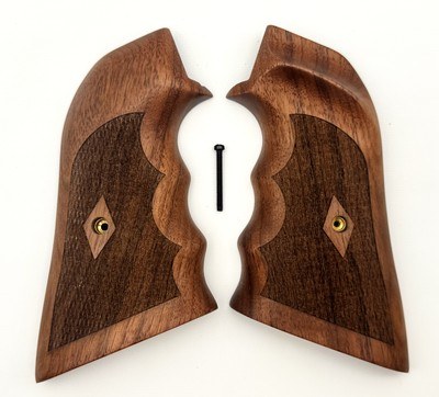 Ruger Super Blackhawk Walnut Range Special XL Target Grips With Finger Grooves - Image 1 of 1