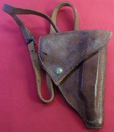 WW ll Type 94 Nambu Holster with Strap. - 1 of 3