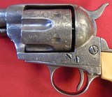 Colt Single Action,Engraved W/Ivory Grips In 38-40 Calibre. - 3 of 8