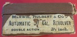 Merwin & Hulbert Double Action Revolver With the Original Box. - 2 of 8