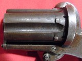 Belgian? "Fist" Revolving Pepperbox Pinfire Pistol Cased. - 6 of 9