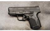 Springfield XDS-40
.40 S&W - 2 of 2