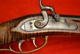 Cornell Kemper (C. Kemper) PAIR Kentucky long rifles matched pair!1-FLINT 1-PERCUSSION - 15 of 16