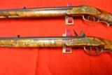 Cornell Kemper (C. Kemper) PAIR Kentucky long rifles matched pair!1-FLINT 1-PERCUSSION - 6 of 16