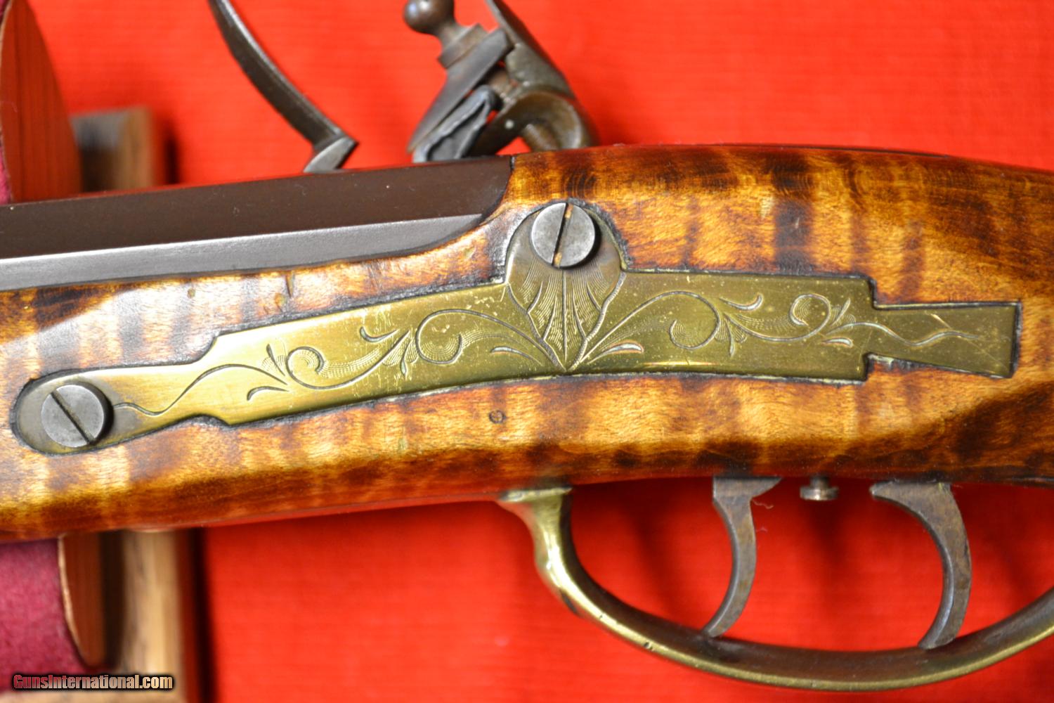 Cornell Kemper (C. Kemper) PAIR Kentucky long rifles matched pair!1 ...