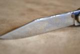Hubertus Model #10 AUTOMATIC Lever Lock White Micarta with FILE WORK NEW! - 5 of 5