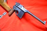 Mauser Broomhandle C96 9MM w/harness and STOCK! - 2 of 11