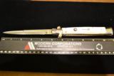 INOX ITALY 11" White Faux PEARL Scales FULL AUTO NEW! - 1 of 4