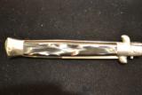Italy Inox Black Marbled Acrylic SCALES Switchblade NEW! - 4 of 4