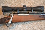 NEW Mauser Small Ring 98 CUSTOM Carbine in .243 Winchester HAND CARVED FULL STOCK! - 2 of 12