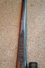 NEW Mauser Small Ring 98 CUSTOM Carbine in .243 Winchester HAND CARVED FULL STOCK! - 11 of 12
