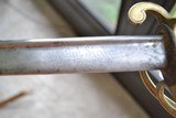 AMES 1833 Model DRAGOON SABER Dated 1837 1st TRUE Cavalry Saber! RARE! - 14 of 15
