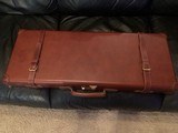 MERKEL Leather Double Rifle Case. NEW. Makers Case