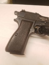 Pre War FN Browning Hi Power HP WWII Chinese contract Nazi Confiscation WaA613 Tangent sight Slotted for stock 9mm - 8 of 14