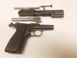 Pre War FN Browning Hi Power HP WWII Chinese contract Nazi Confiscation WaA613 Tangent sight Slotted for stock 9mm - 10 of 14