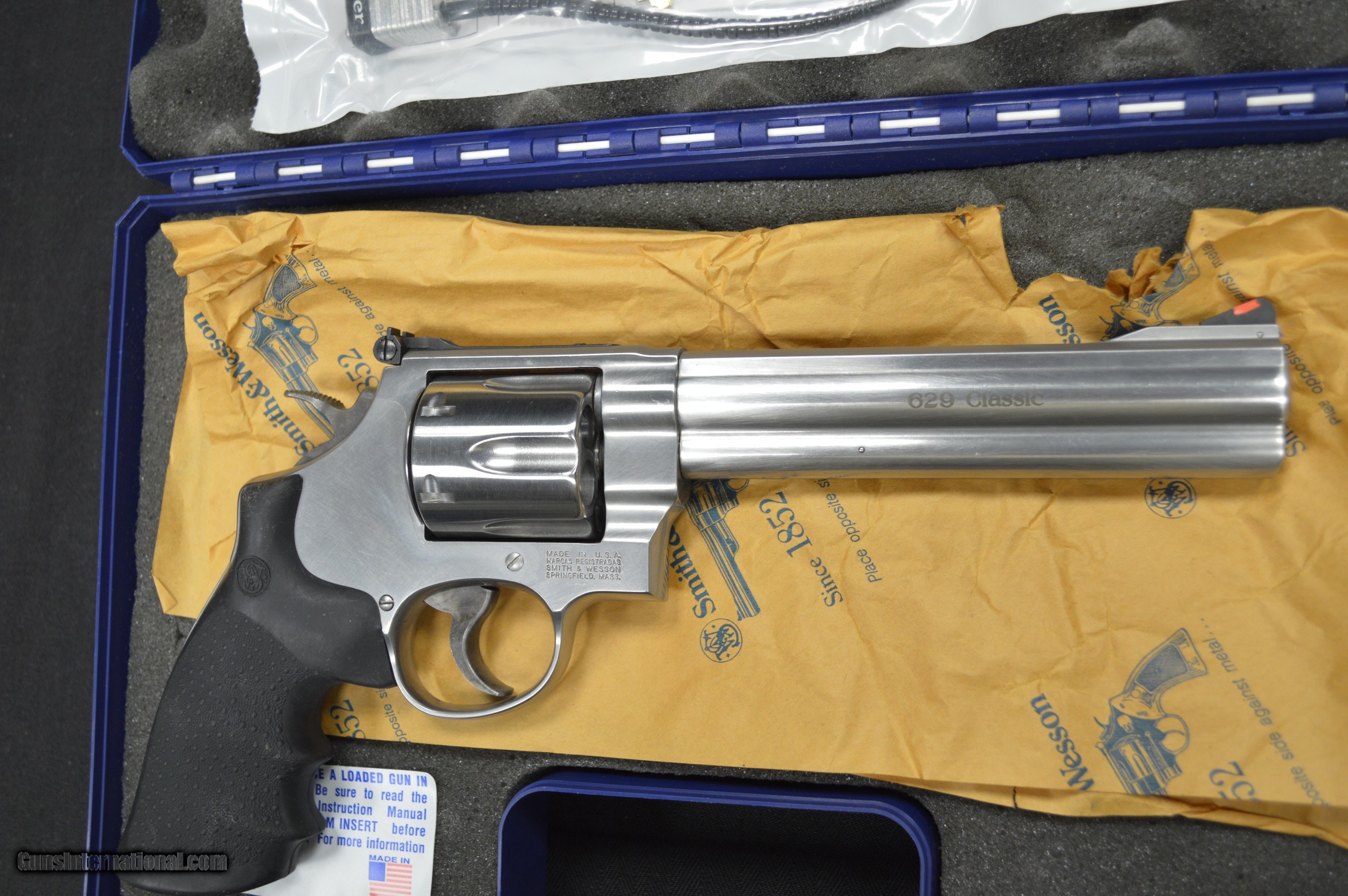 S&W Model 629 CLASSIC STAINLESS double action revolver chambered in 44 ...