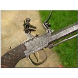 French boxlock flintlock coat pistol, ca. 1790 - 2 of 2