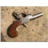 Knights, Suffolk .46 cal. flintlock, pocket pistol, ca. 1800 - 3 of 4