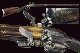 LePage, Paris. Magnificent 18-bore double flintlock sporting gun, made in 1806. - 1 of 25