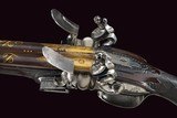 LePage, Paris. Magnificent 18-bore double flintlock sporting gun, made in 1806. - 6 of 25