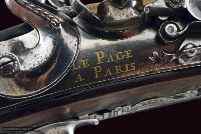 LePage, Paris. Magnificent 18-bore double flintlock sporting gun, made in 1806. - Image 5 of 25
