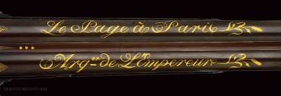 LePage, Paris. Magnificent 18-bore double flintlock sporting gun, made in 1806. - Image 10 of 25