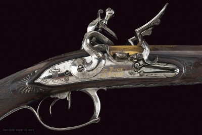 LePage, Paris. Magnificent 18-bore double flintlock sporting gun, made in 1806. - Image 3 of 25