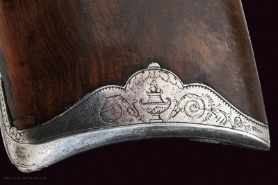 LePage, Paris. Magnificent 18-bore double flintlock sporting gun, made in 1806. - Image 14 of 25