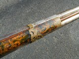 Baculini, Italy. Exceptionally rare and fine 23-bore O/U double flintlock sporting gun, ca. 1790 - 9 of 25