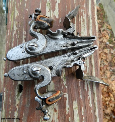 Castiglioni, Brescia. 18-bore flintlock O/U - Image 16 of 23